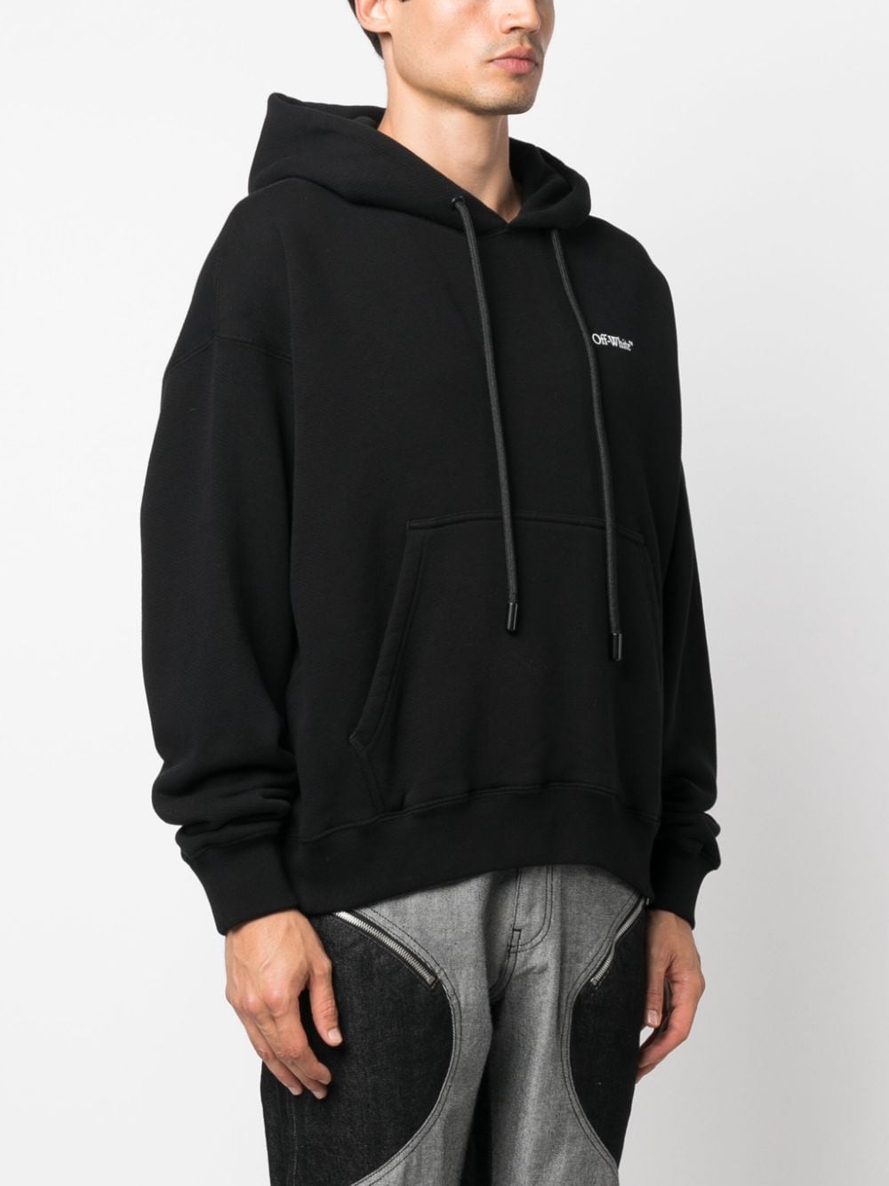 Lunar Arrow Skate Hoodie Black Grey