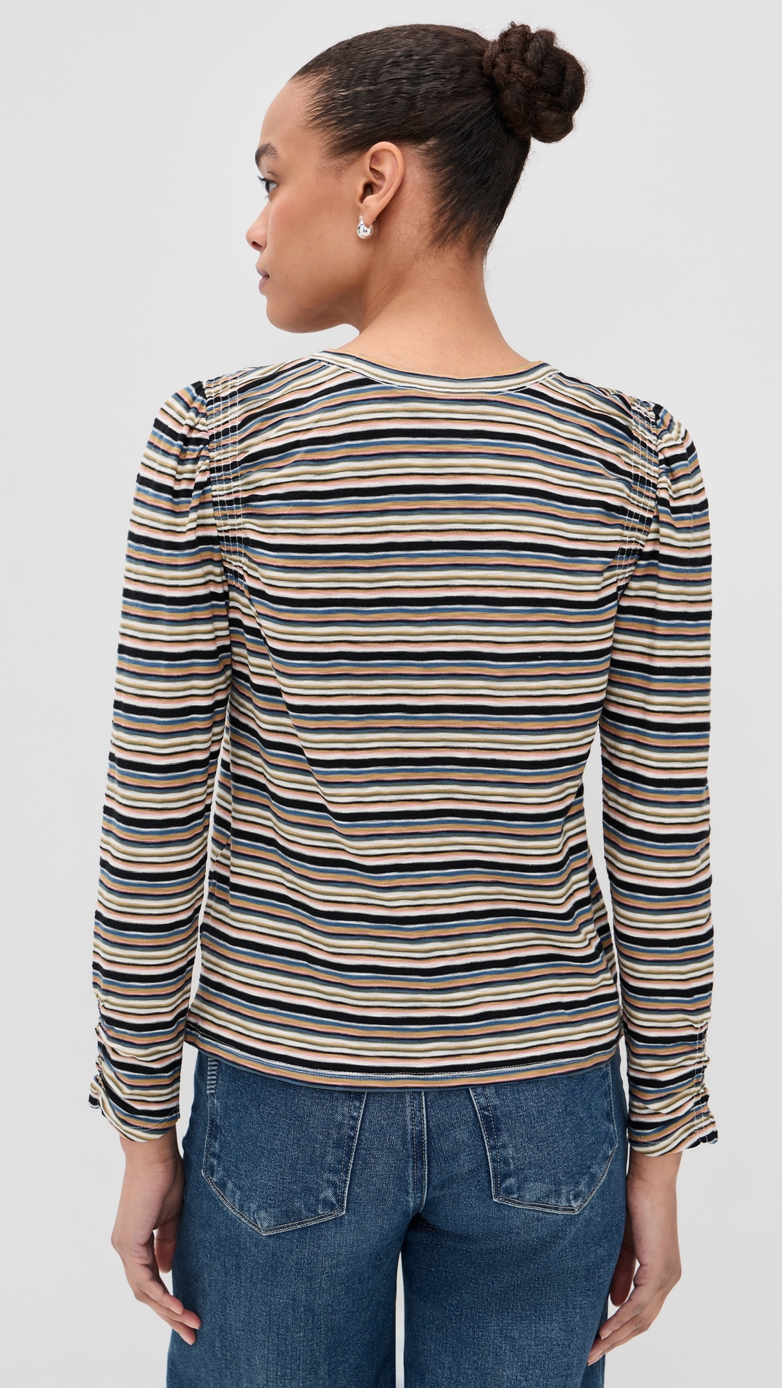 Bouvet Tee Variegated Multi Stripe