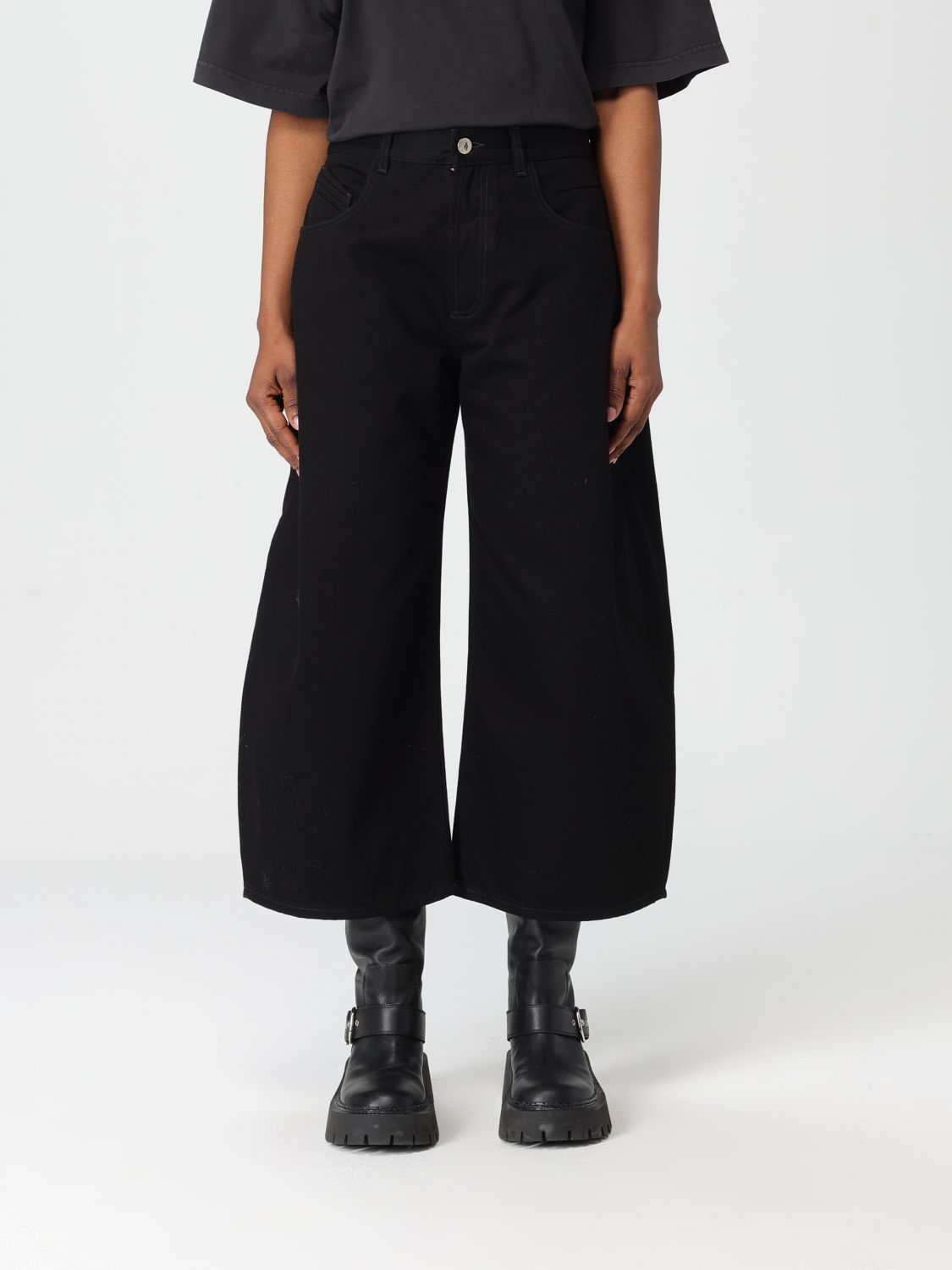 Jeans Woman color Black