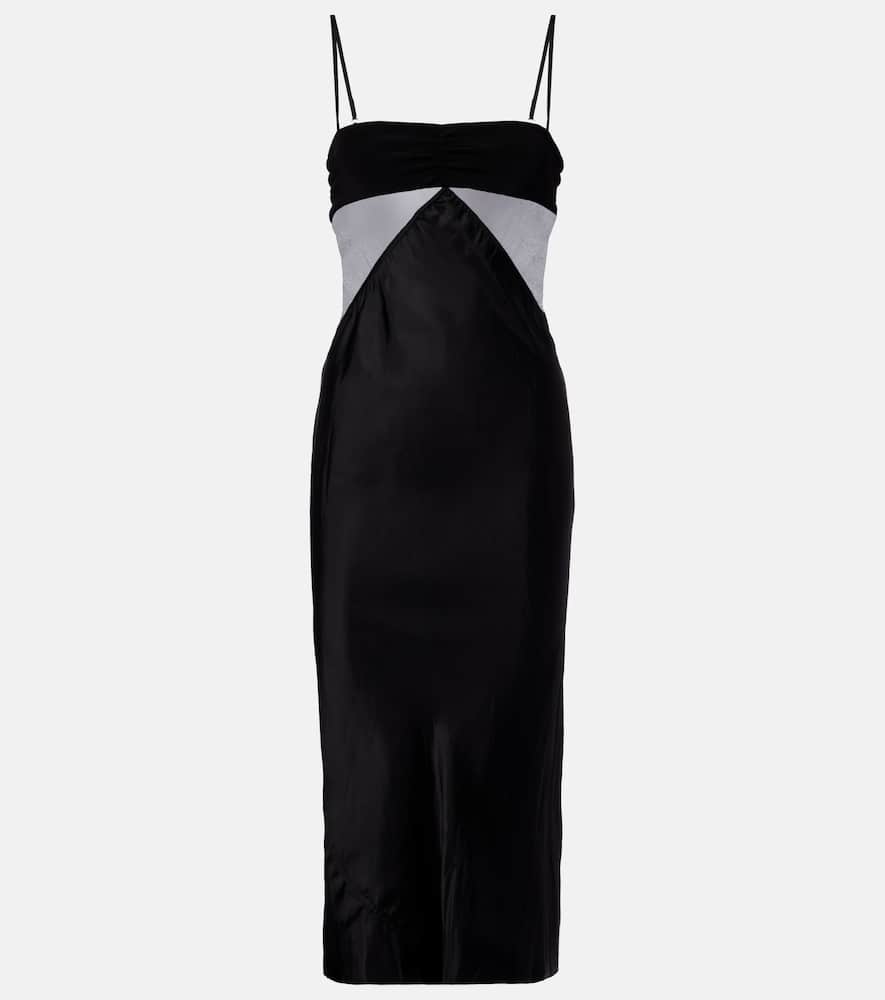 Combo slip dress
