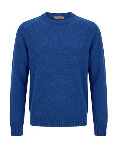 Man Sweater Blue Size L Virgin Wool