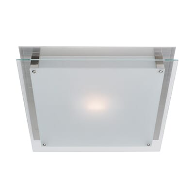 Access Vision 2-Light 16" Ceiling Light in Brushed Stee