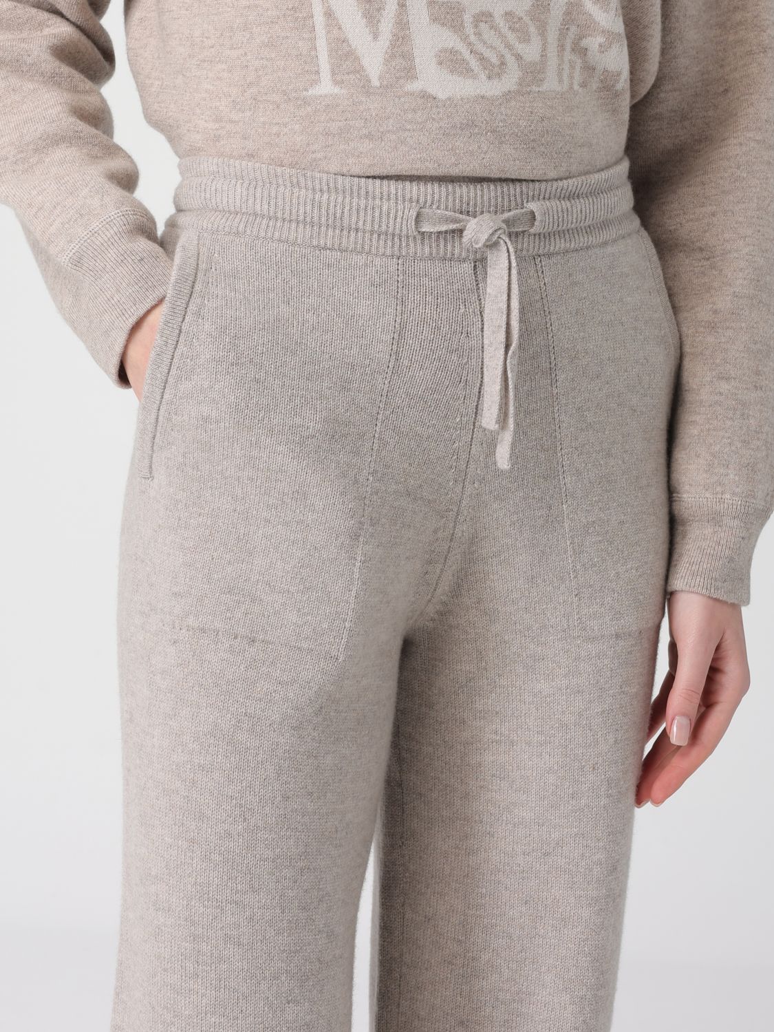 Pants Woman color Beige