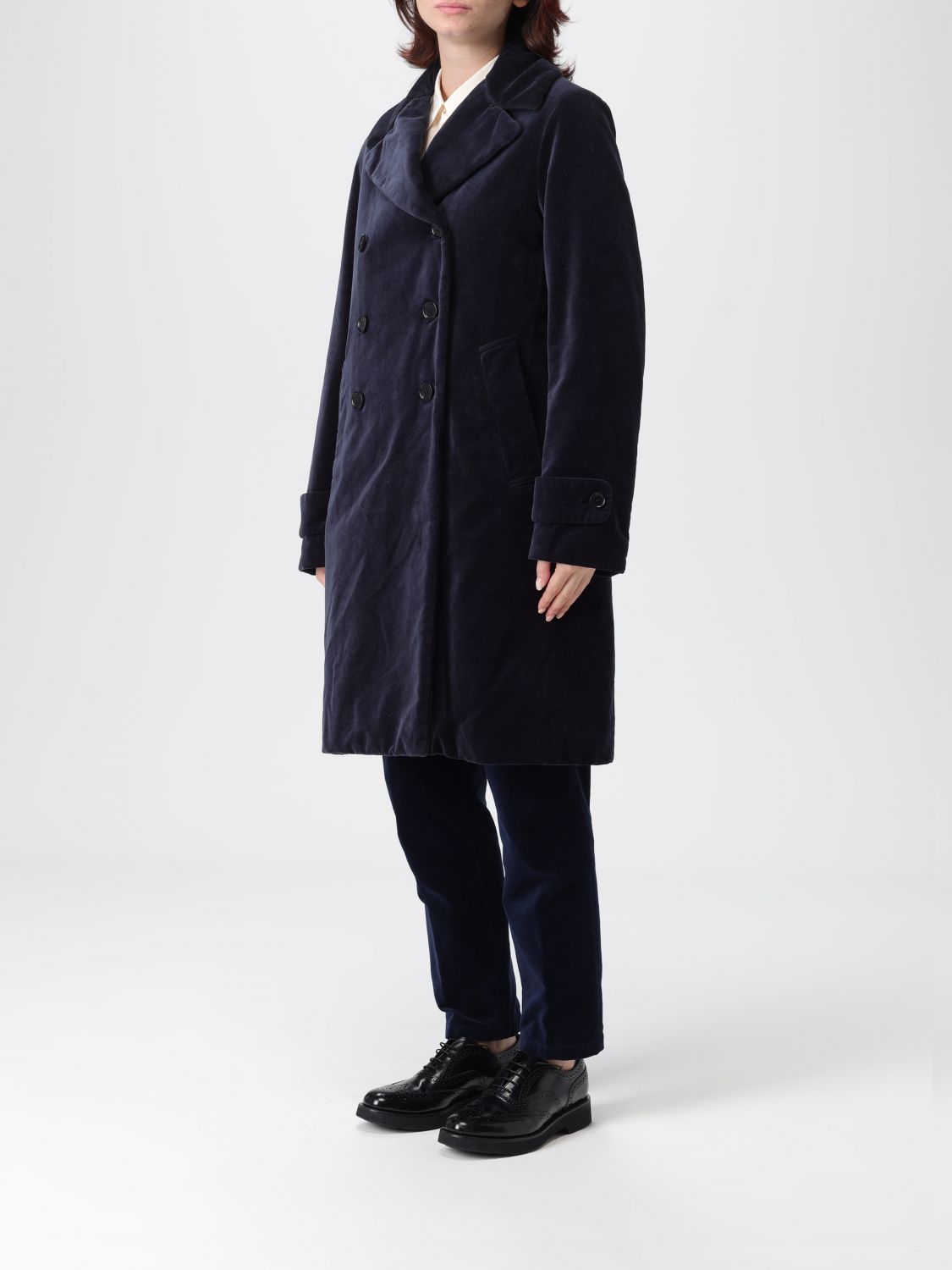 Coat Woman color Blue
