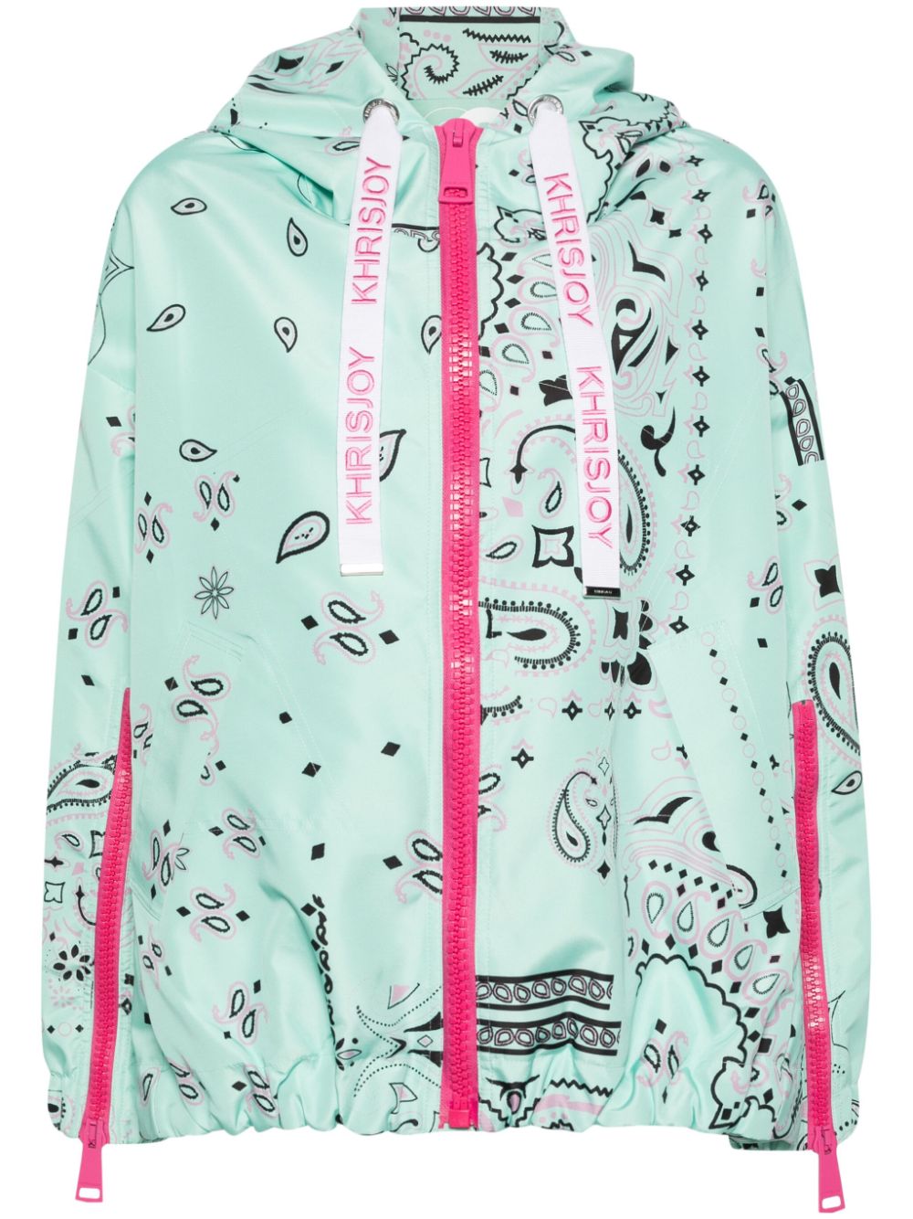 Khris bandana-print jacket - Green