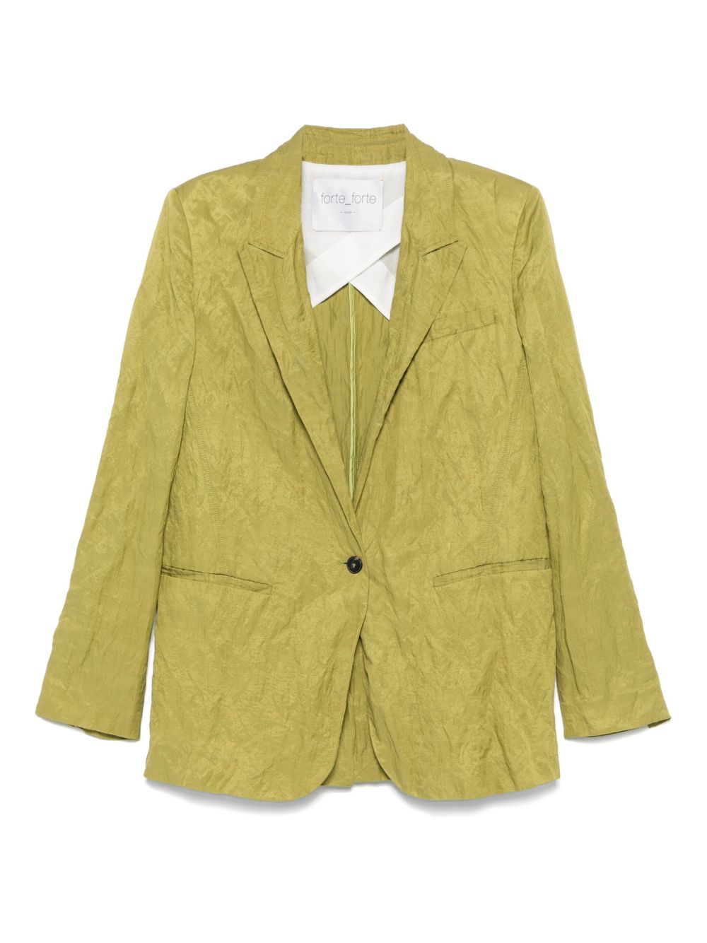 Forte Forte crinkled blazer - Green