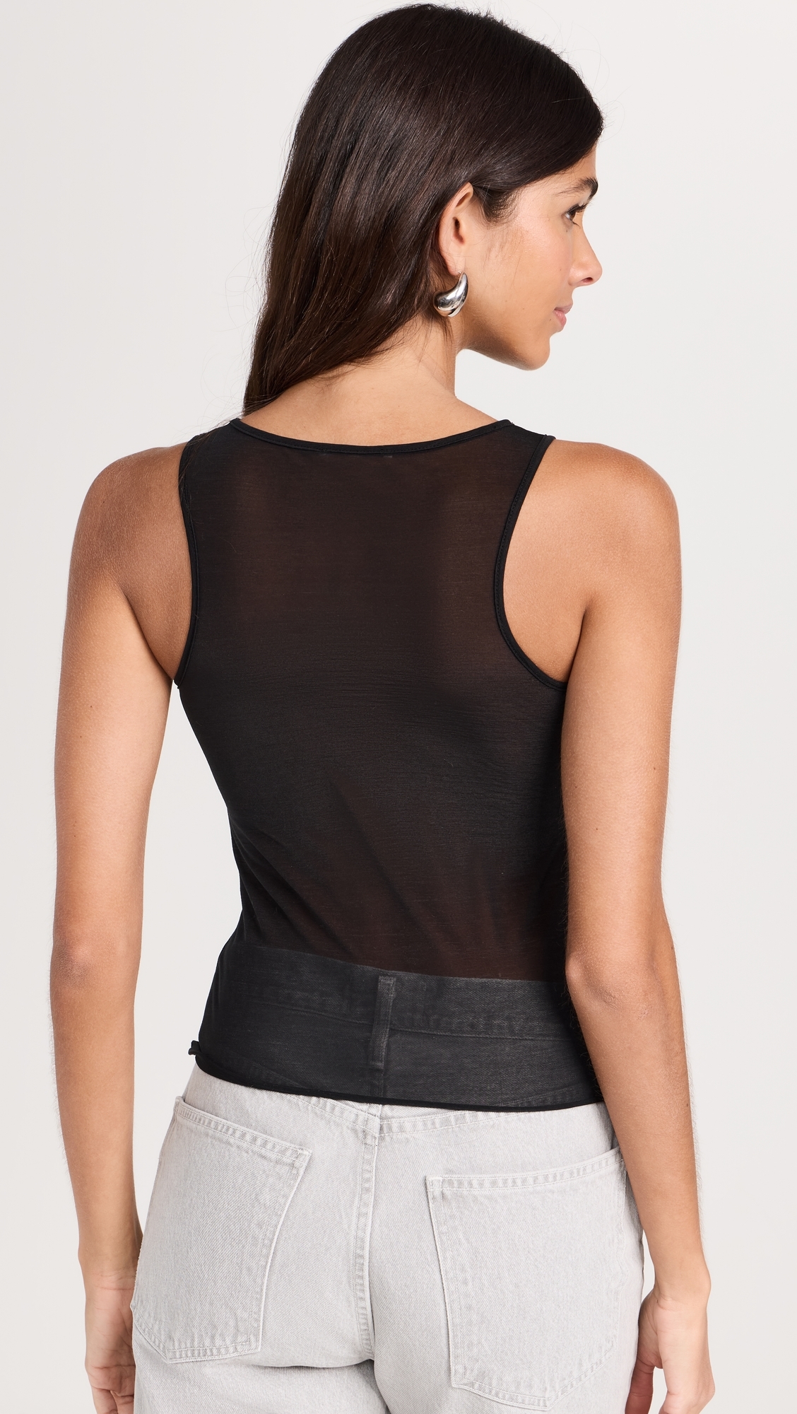 Rose Knit Top Black
