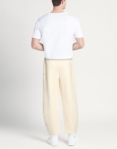 Man Pants Ivory Size XL Organic cotton, Recycled cotton