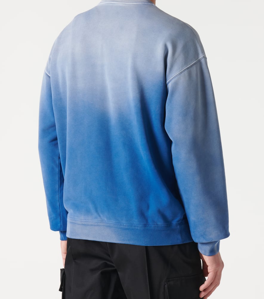 Medusa tie-dye cotton jersey sweatshirt