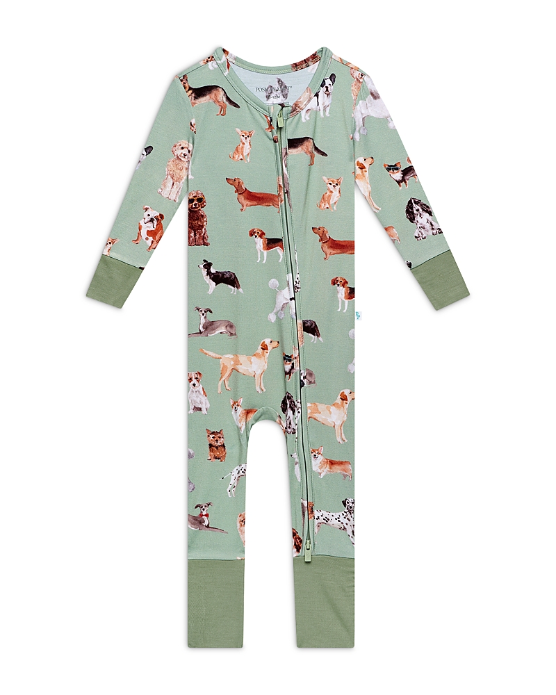 Unisex Posh Puppies Convertible One Piece Coverall Pajamas - Baby