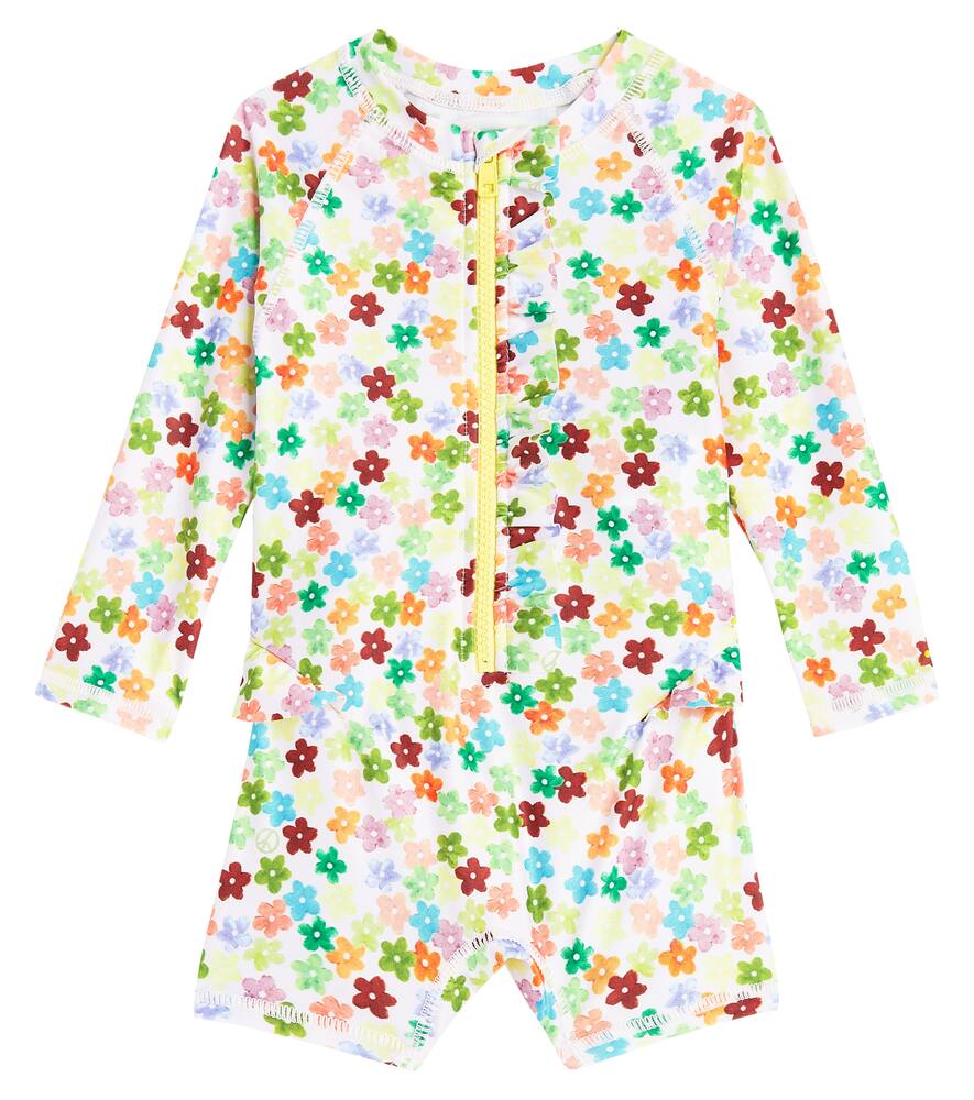 Molo Baby Nigella floral rashguard swimsuit