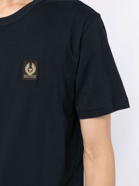 Logo-patch crew neck T-shirt