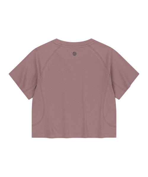 W Brijex Aerocool Crop Short Sleeve T-Shirt