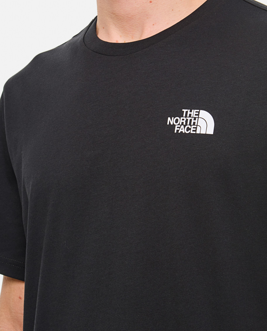 Black T-shirt With Logo Printed On The Front And Maxi Logo On The Back In Cotton Man