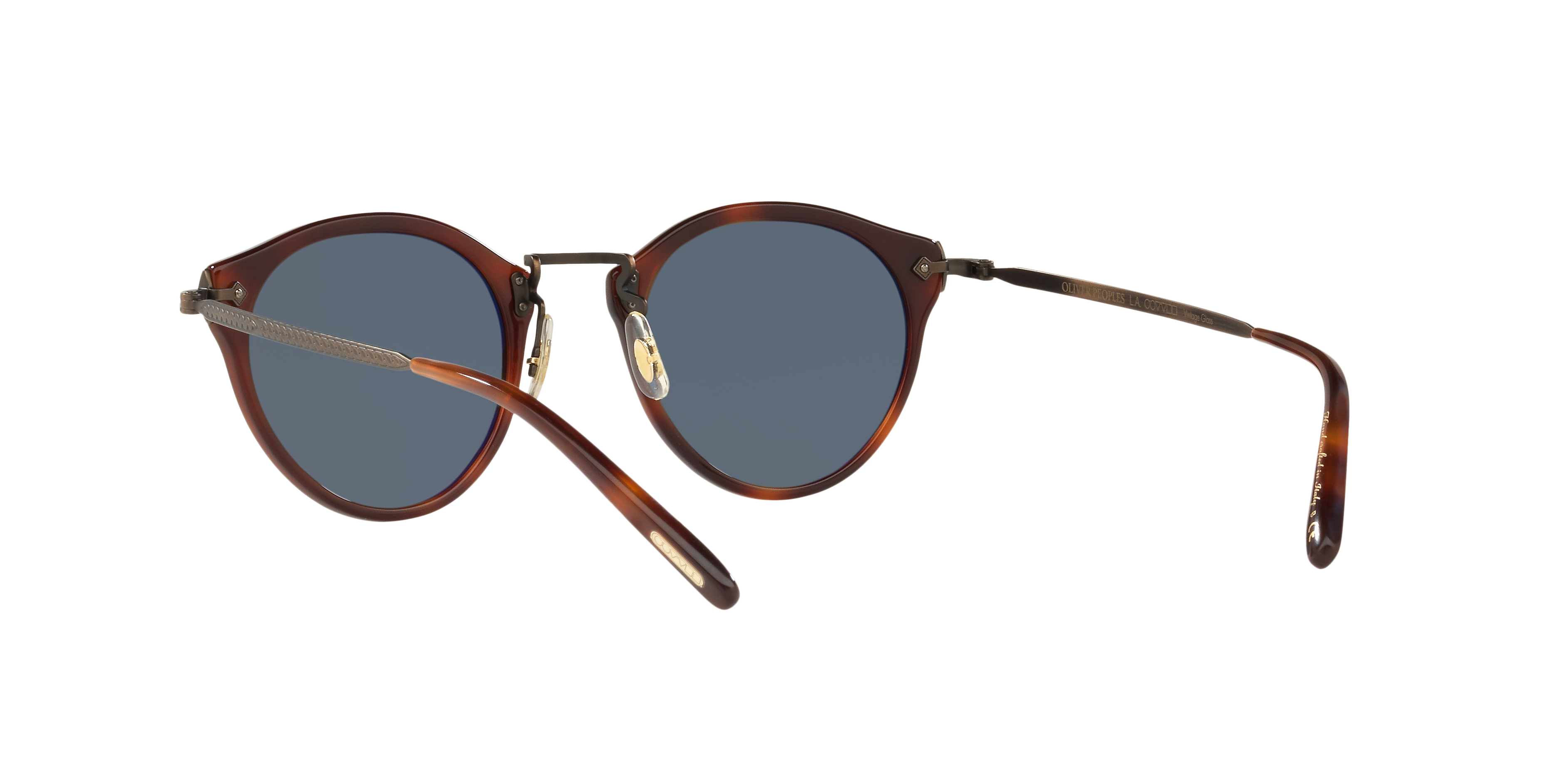 Oliver Peoples Man Oliver Peoples OV5184S OP-505 SUN 1007R5 Zonnebrillen Acetaat Schildpad Blauw Pantos Normaa