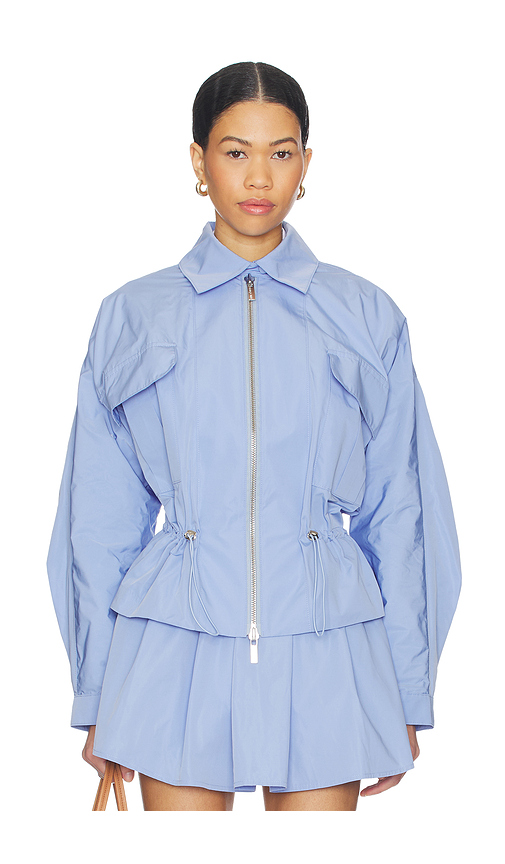 SELMACILEK Storm Blue Jacket in Blue. L. Also in M
