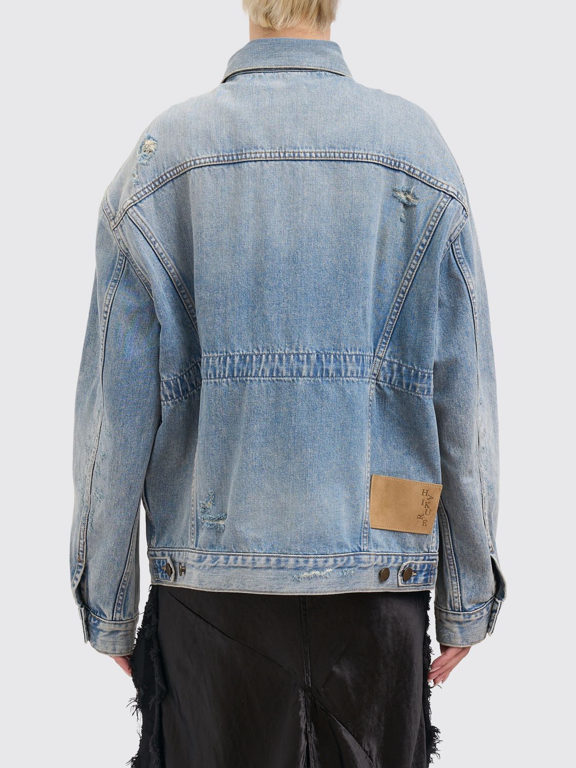 Jacket Woman color Gnawed Blue