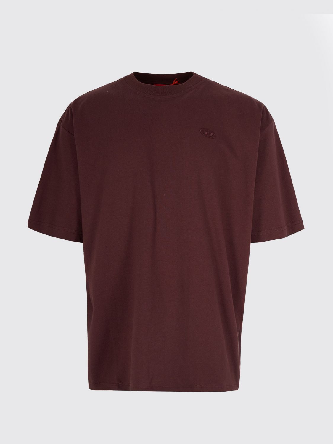 D-embroidery cotton T-Shirt - Green