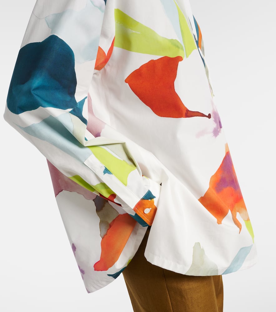 Verace printed cotton top