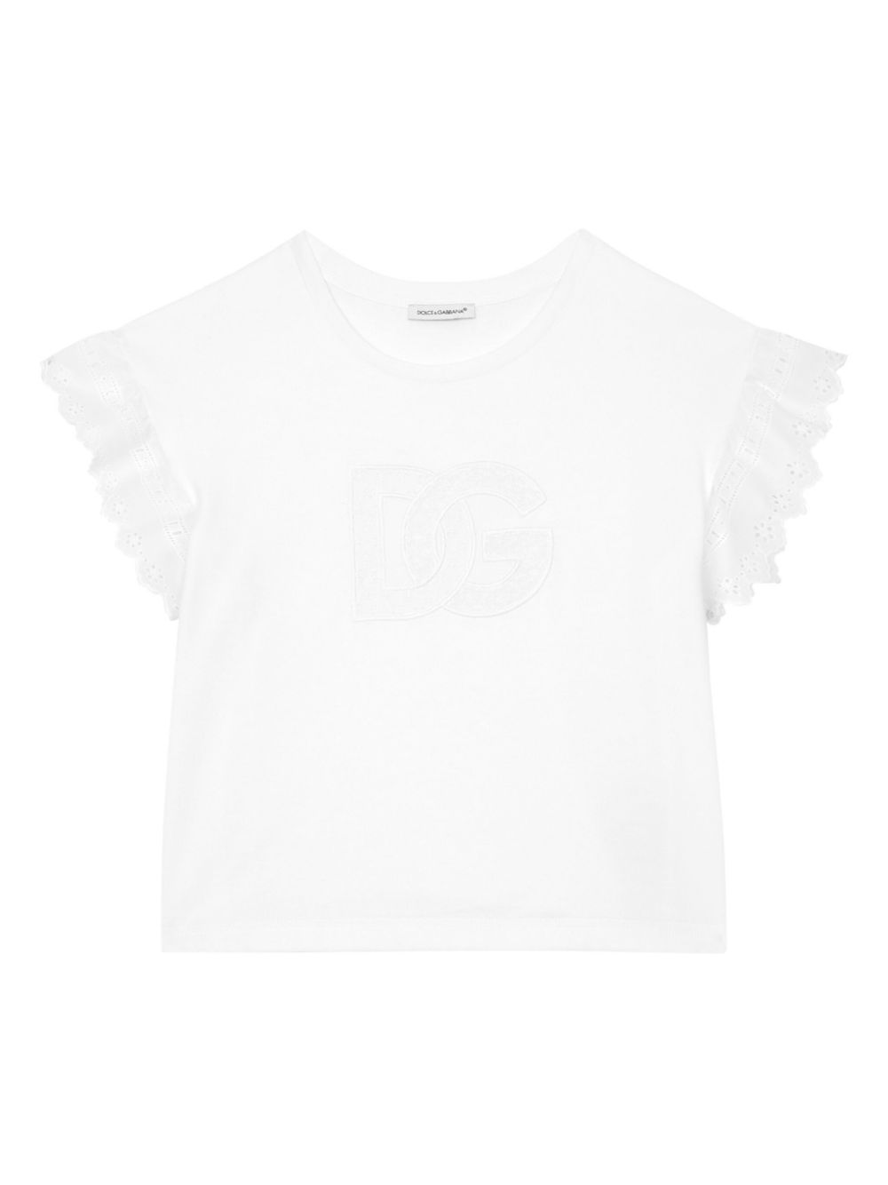Broderie anglaise t-shirt - White