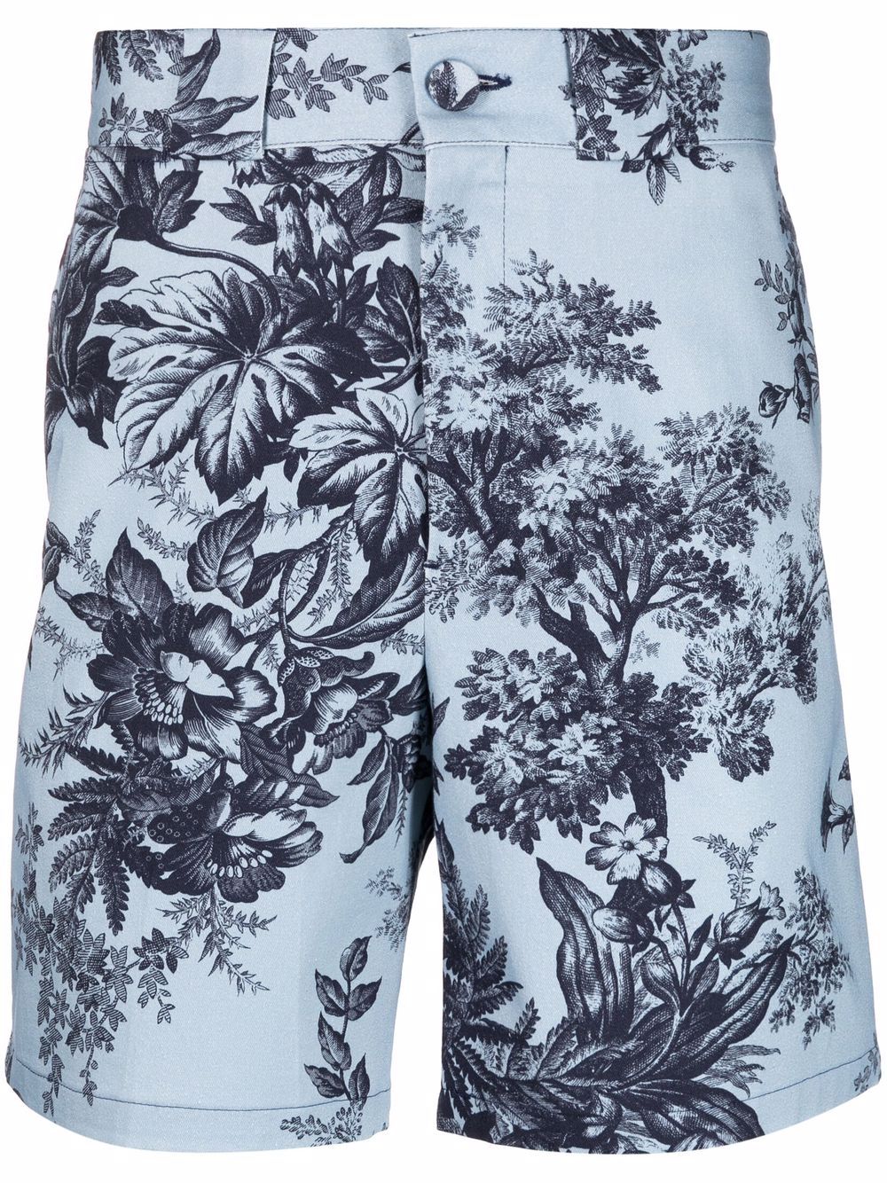 Floral-print Bermuda shorts