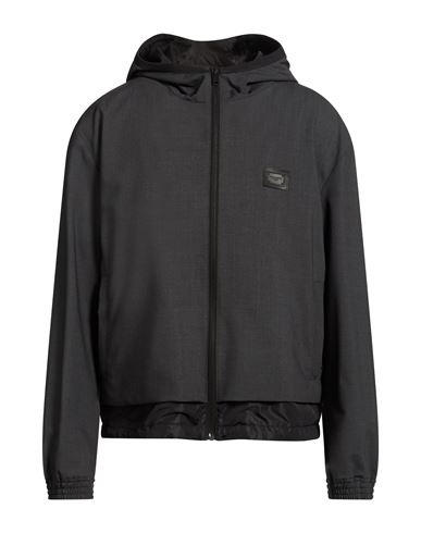 Man Jacket Charcoal Size 38 Wool, Polyester, Polyamide, Elastane