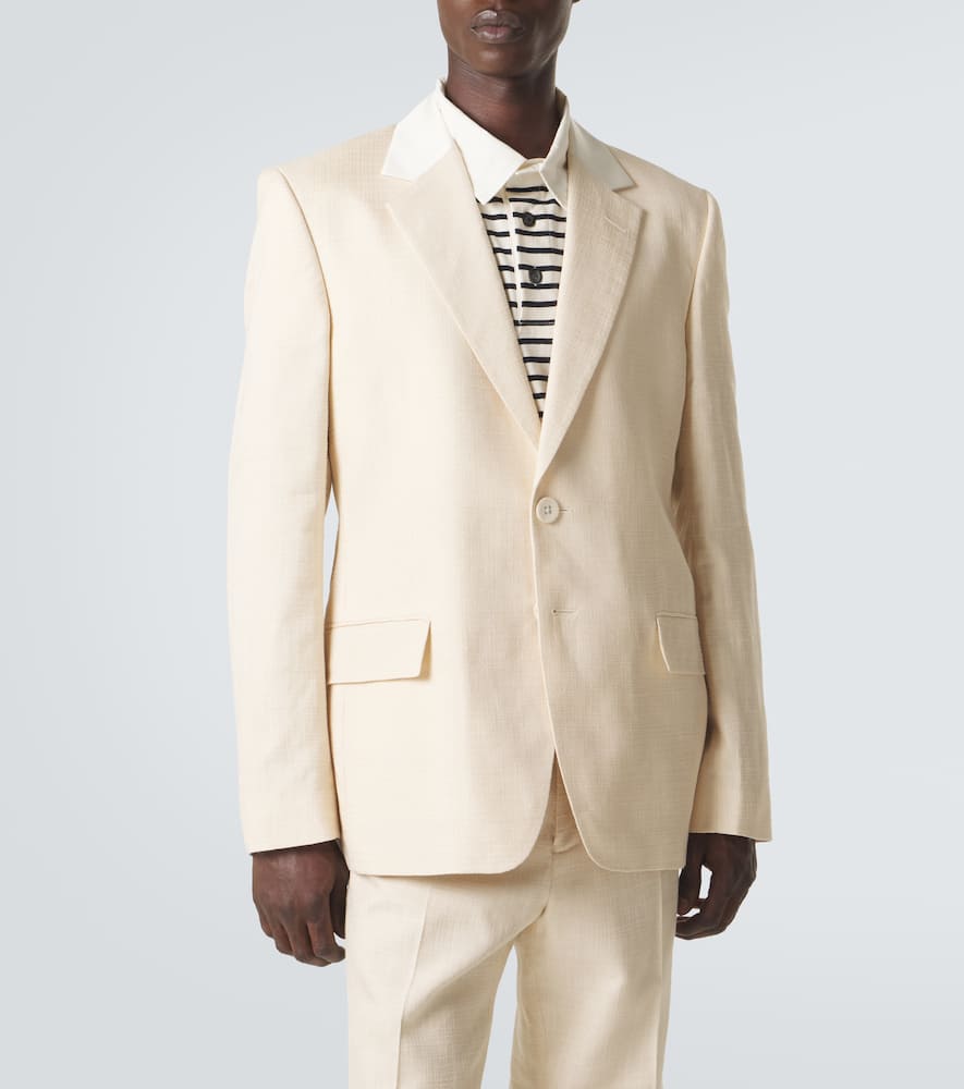 Alto satin-trimmed blazer