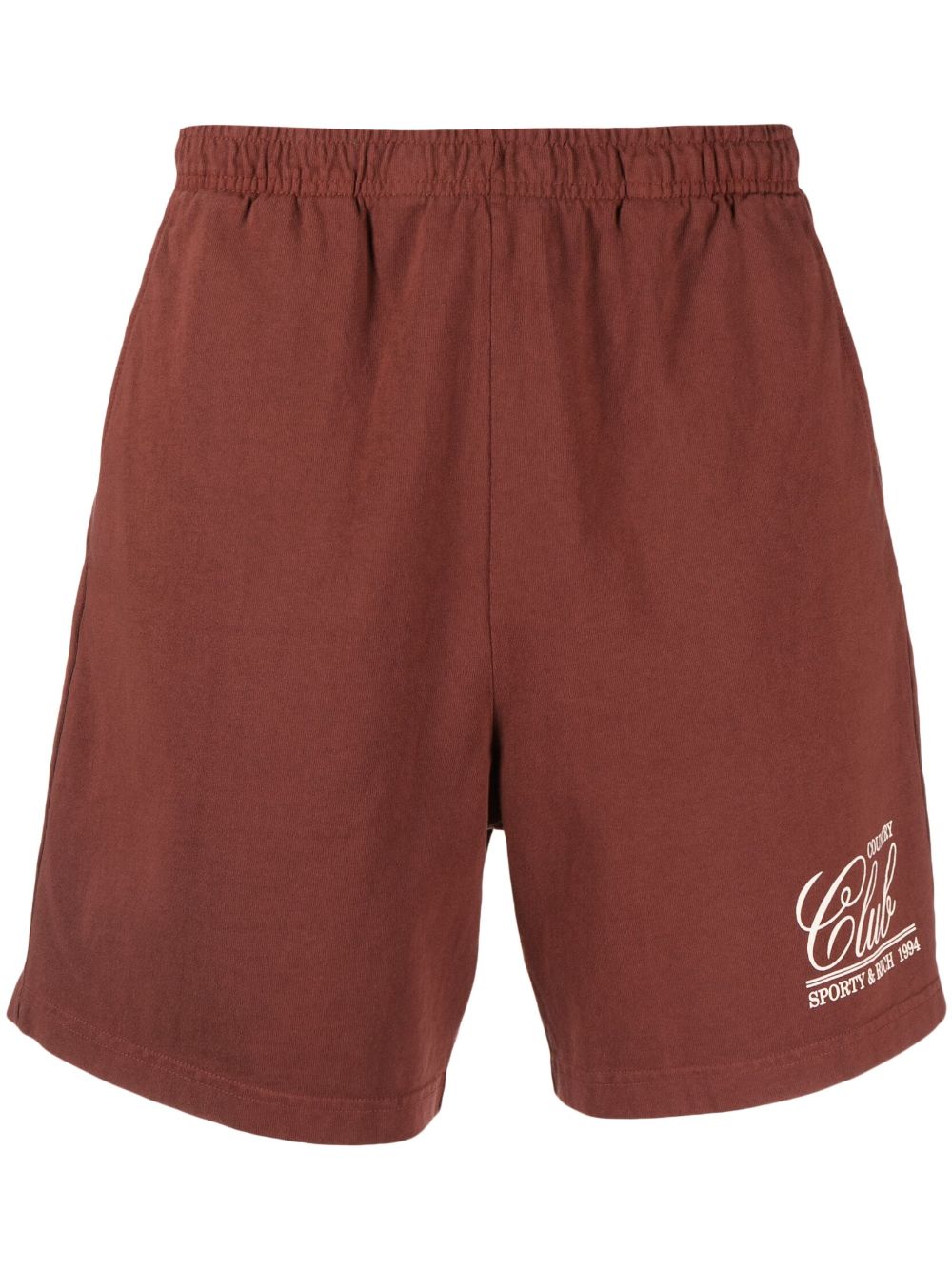 Logo-print Bermuda shorts - Brown