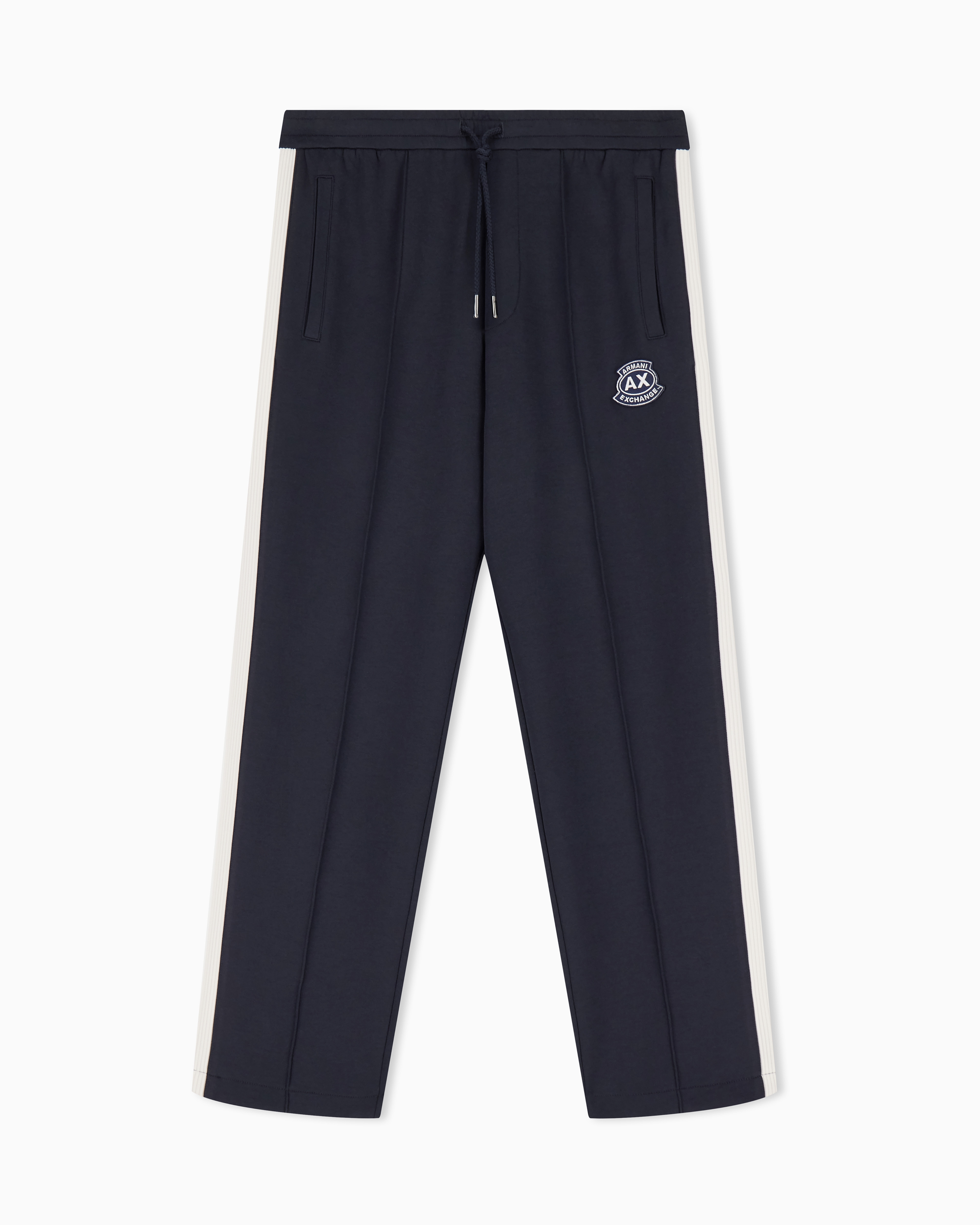 Jogger trousers in bonded fabric