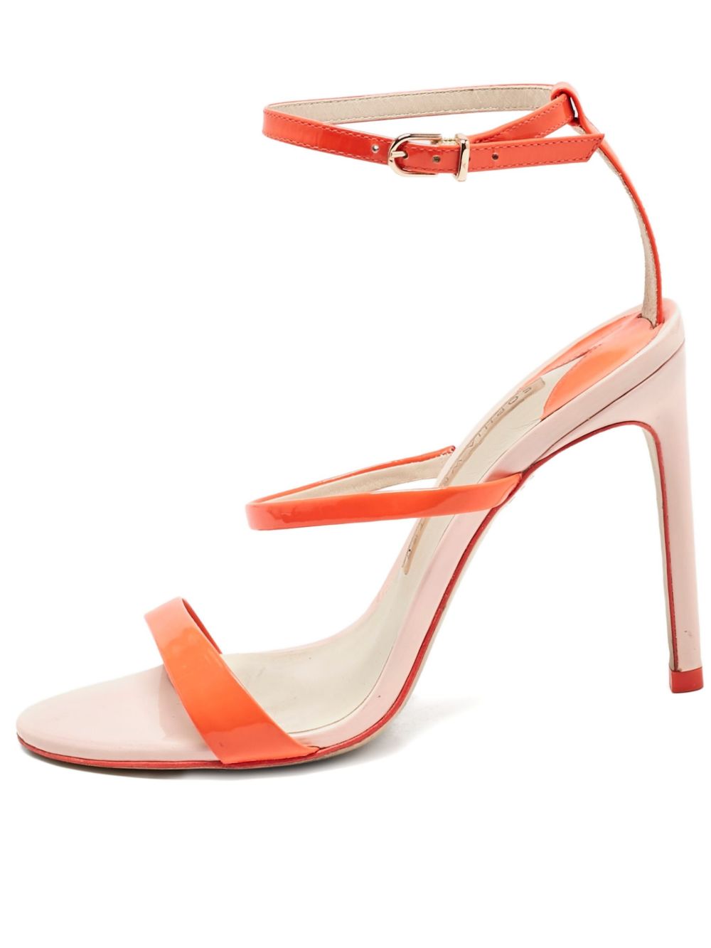 Pre-owned 90mm Rosalind sandals - Orange