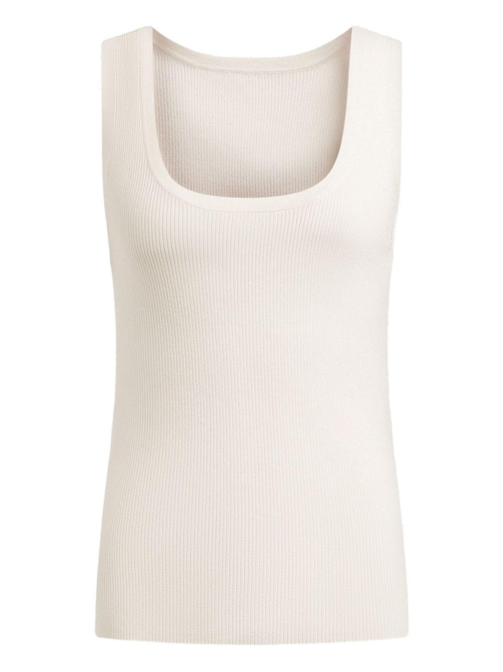 Square-neck tank top - White