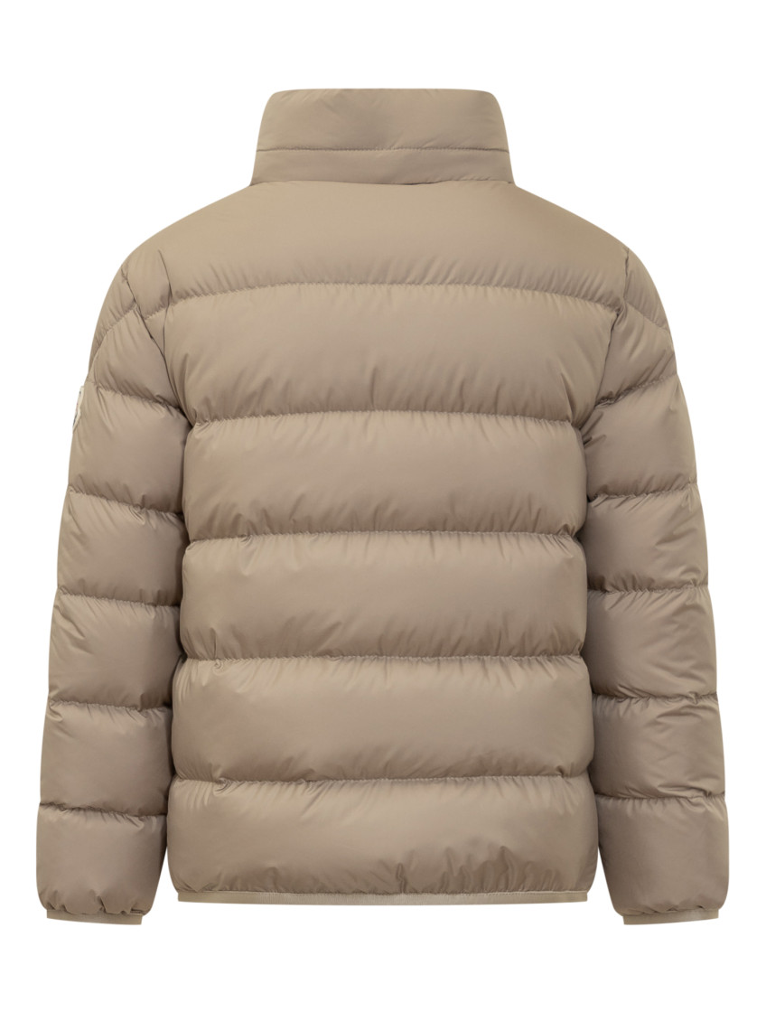 Kids Beige Quilted Jacket