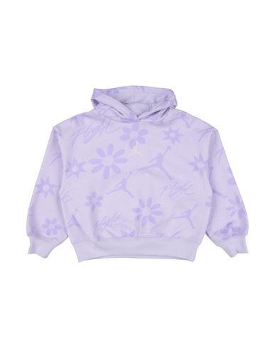 Floral Flight Aop Po Hoodie Kid Girl Sweatshirt Light purple