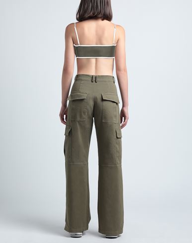 Woman Top Military green