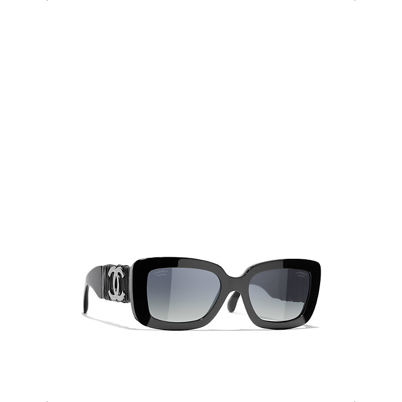 Womens Black Cat Eye Sunglasses