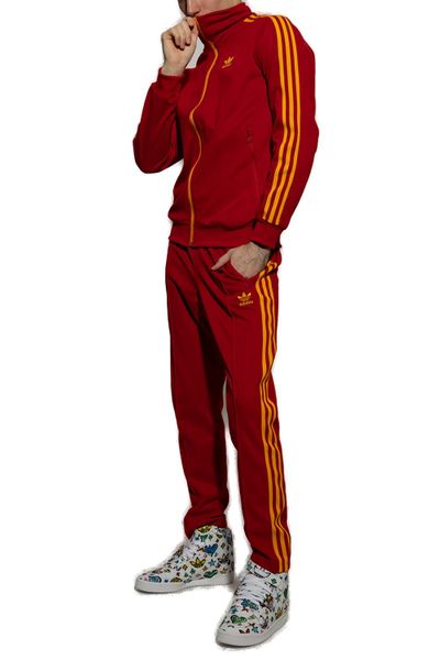Adidas Originals Logo Embroidered Zipped Sweatshirt