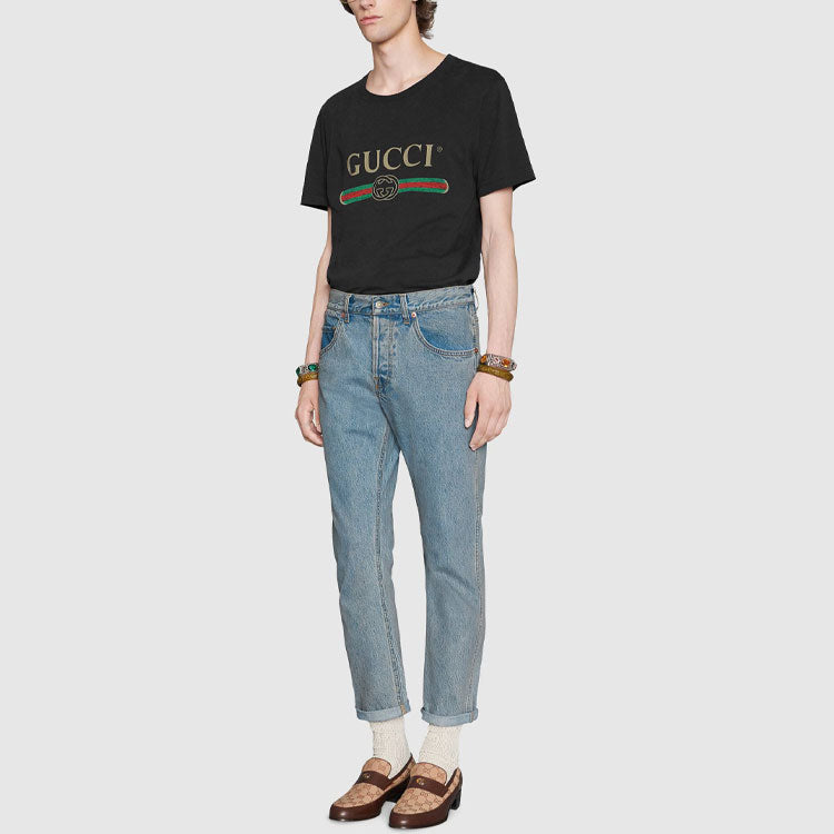 Washed Jersey Oversize T-Shirt 'Black'
