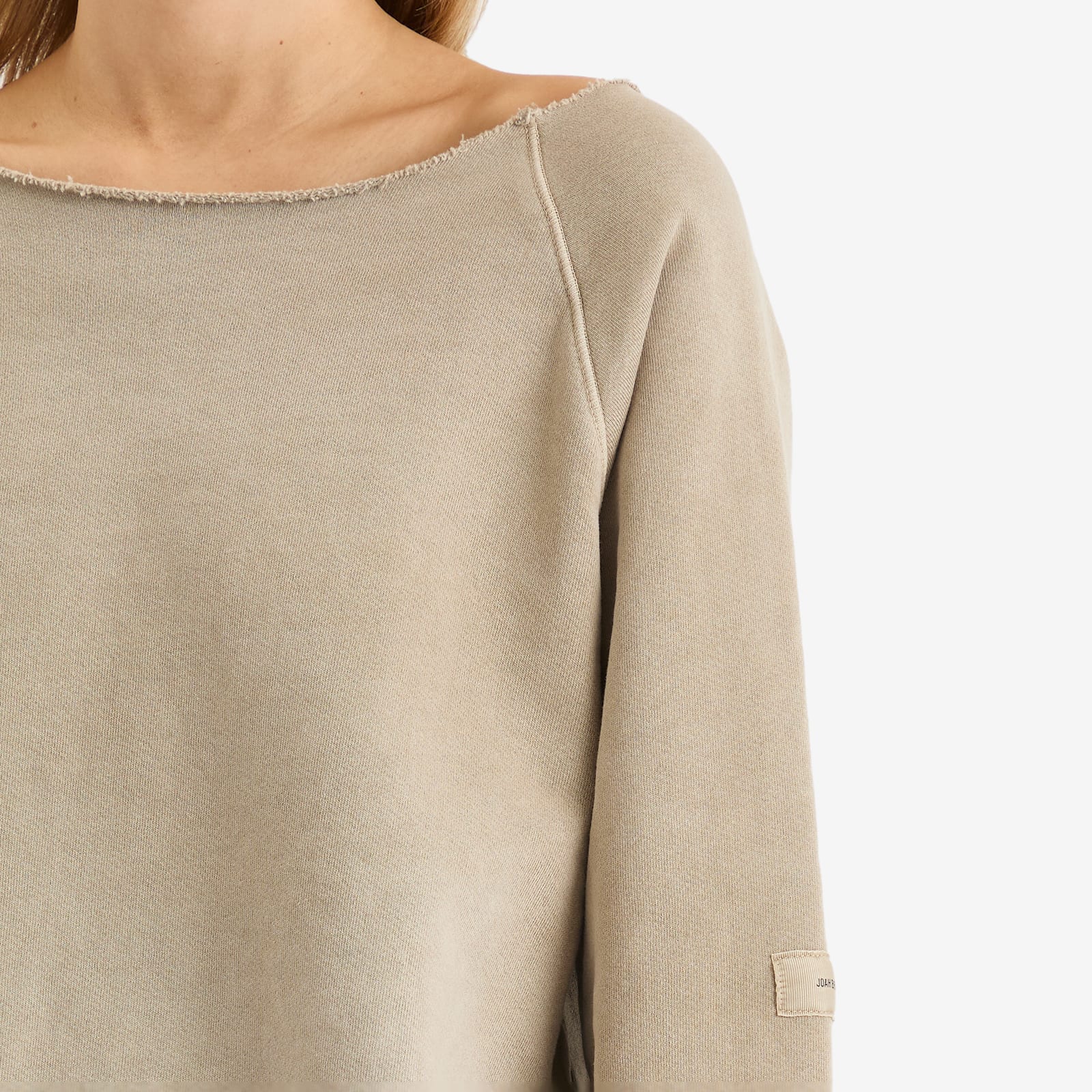 Women's Slouchy Pullover Sweatshirt in Sand