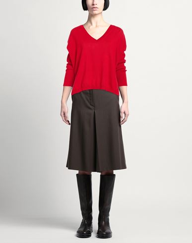 Woman Sweater Red Size 6 Wool, Acrylic
