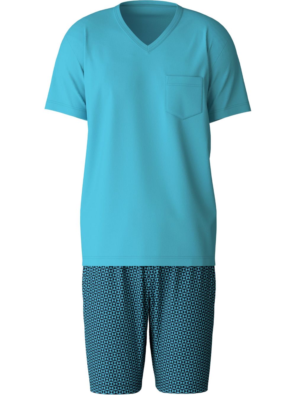 Jersey pyjama (set of two) - Blue