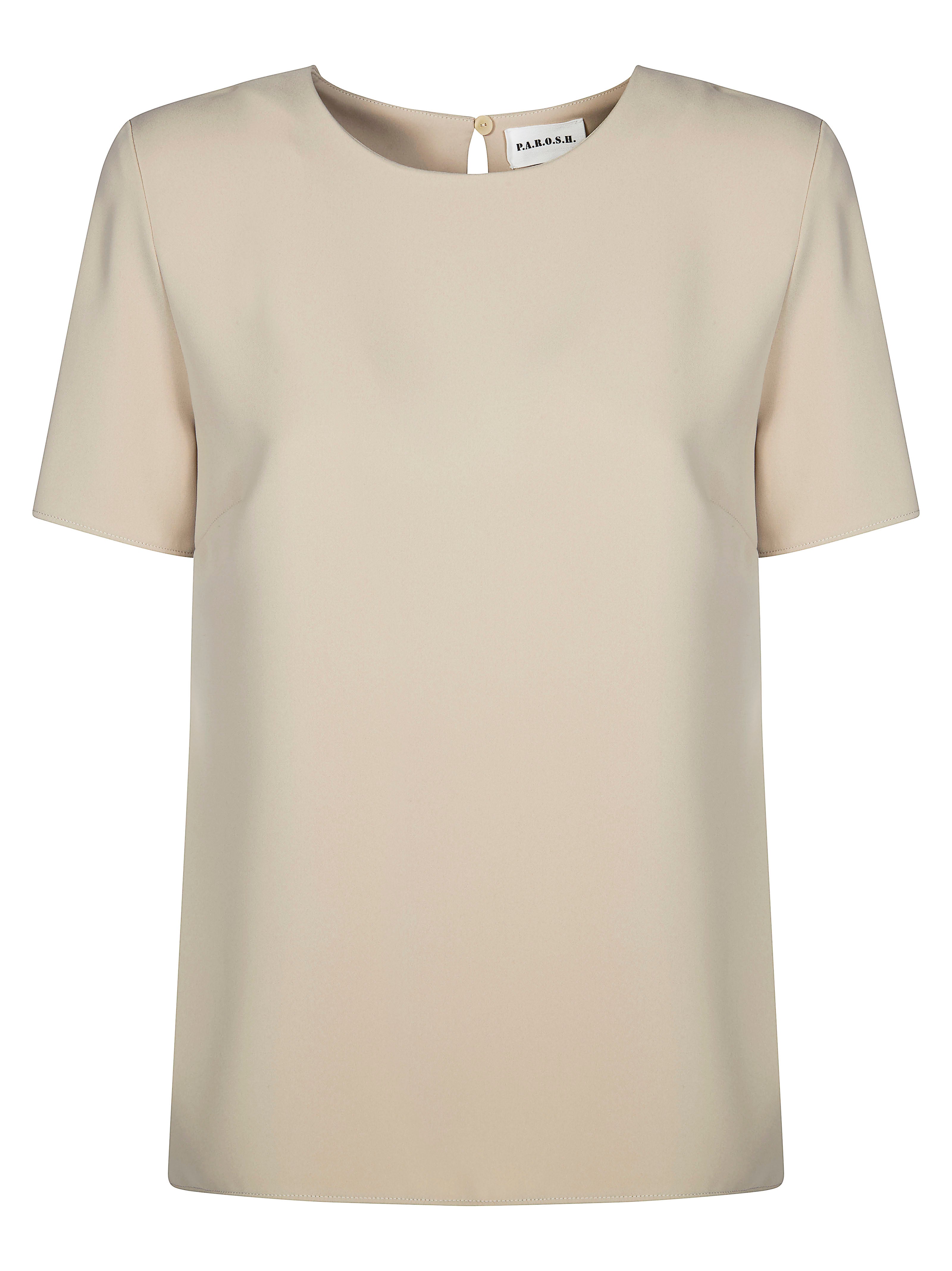 Cady Crewneck Short Sleeved Blouse