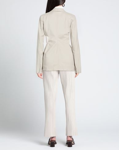 Woman Blazer Light grey Size L Wool
