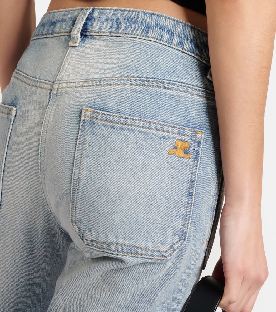 Courrèges Low-rise bootcut jeans