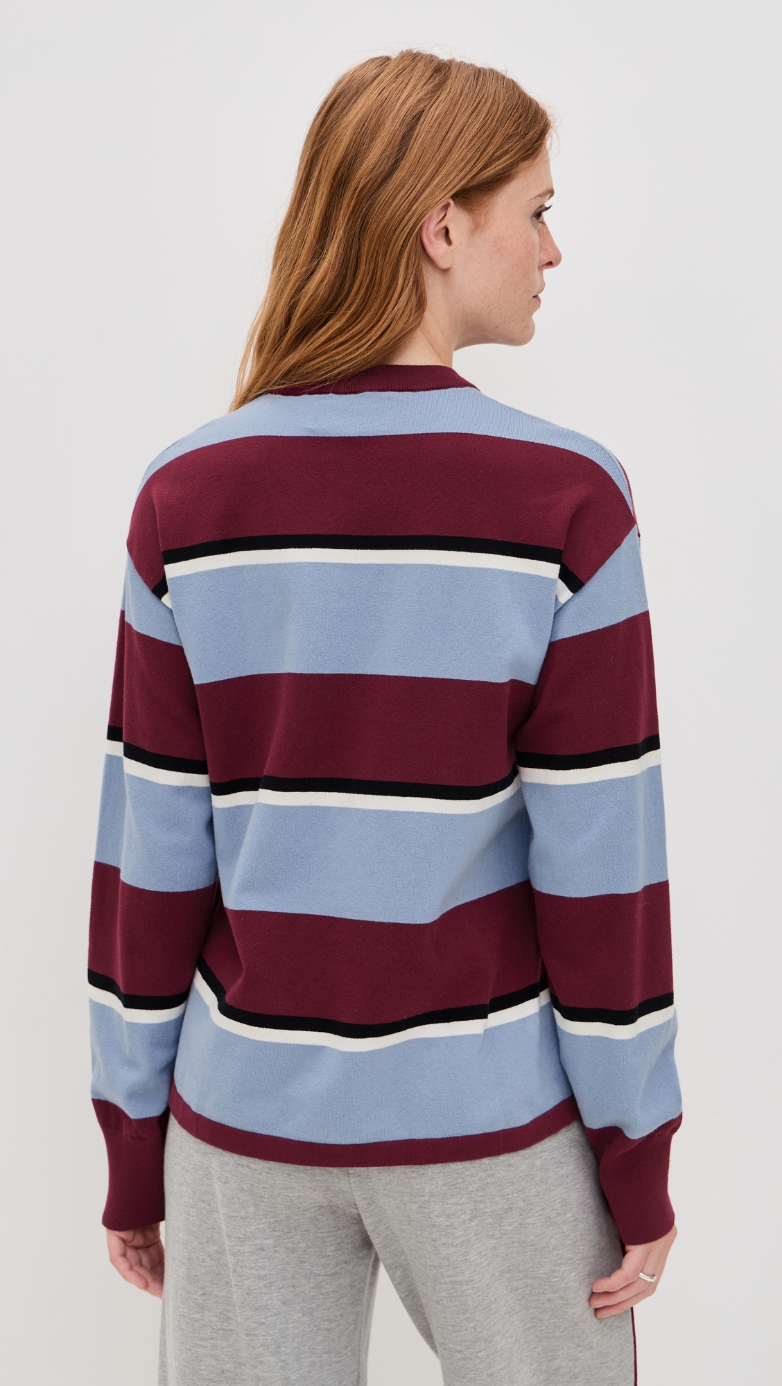 Nia Rugby Sweater Green/Navy