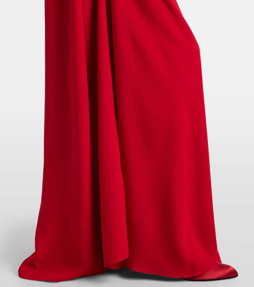 Astor scarf-detail maxi dress