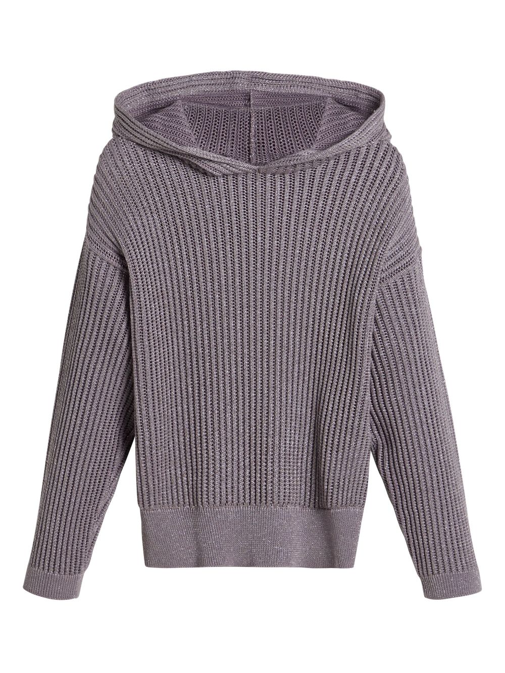 Jnitted hoodie - Purple