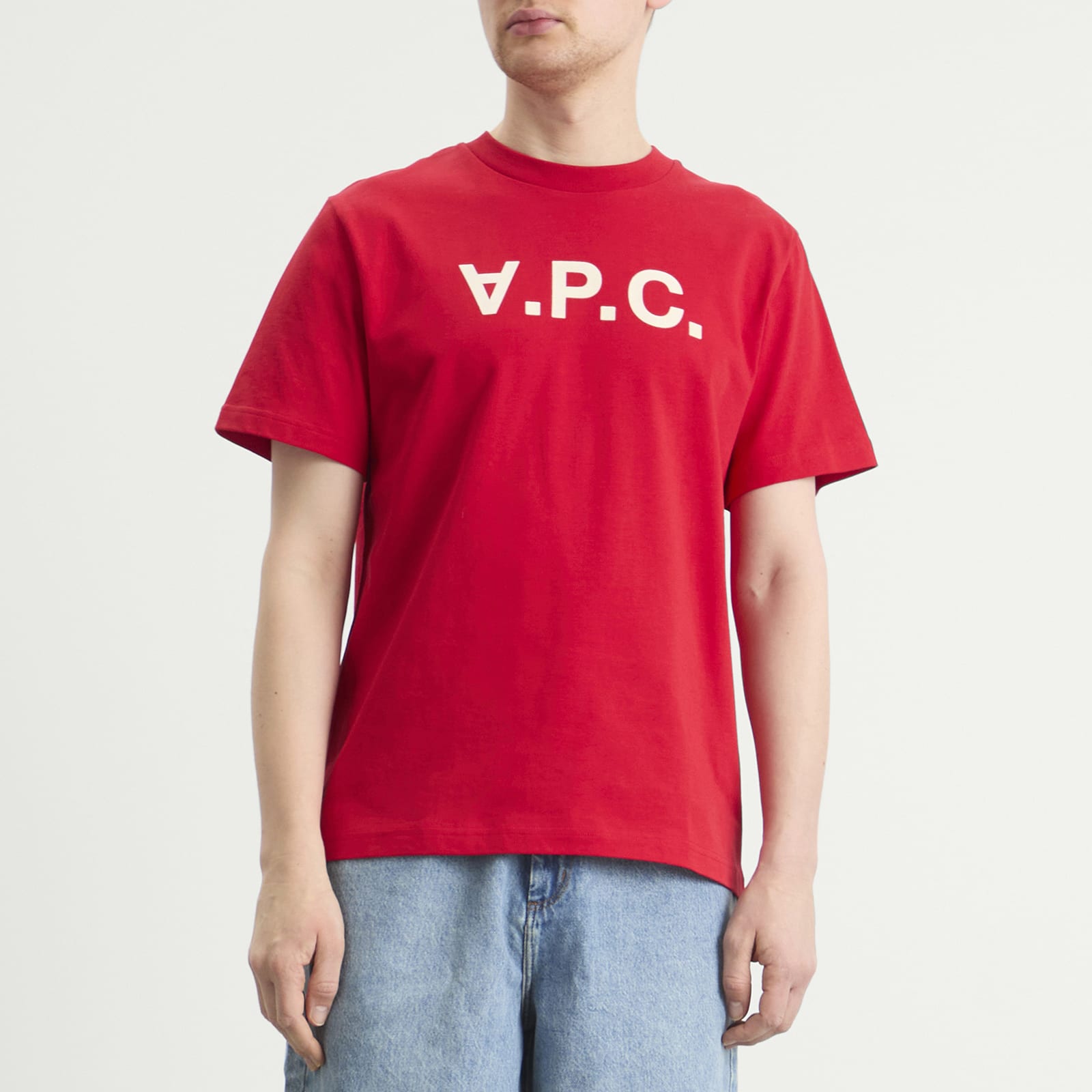 Men's VPC Logo T-Shirt Red/Ecru