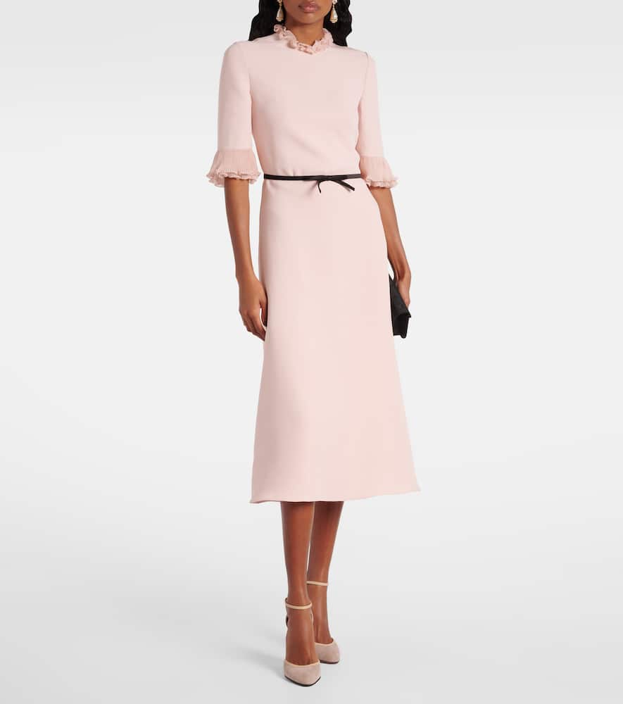 Cady Couture ruffled midi dress