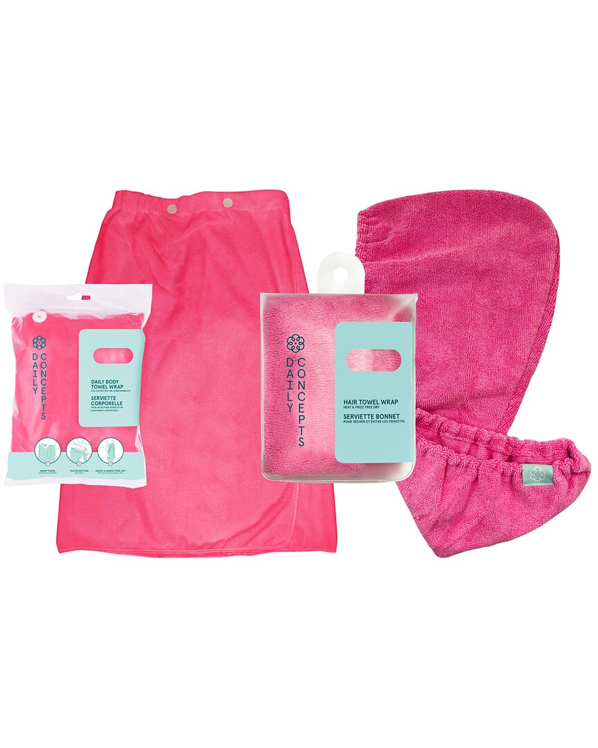 Daily Body Towel + Daily Hair Towel