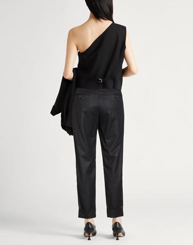 Easy Woman Pants Charcoal Size 2 Virgin Wool